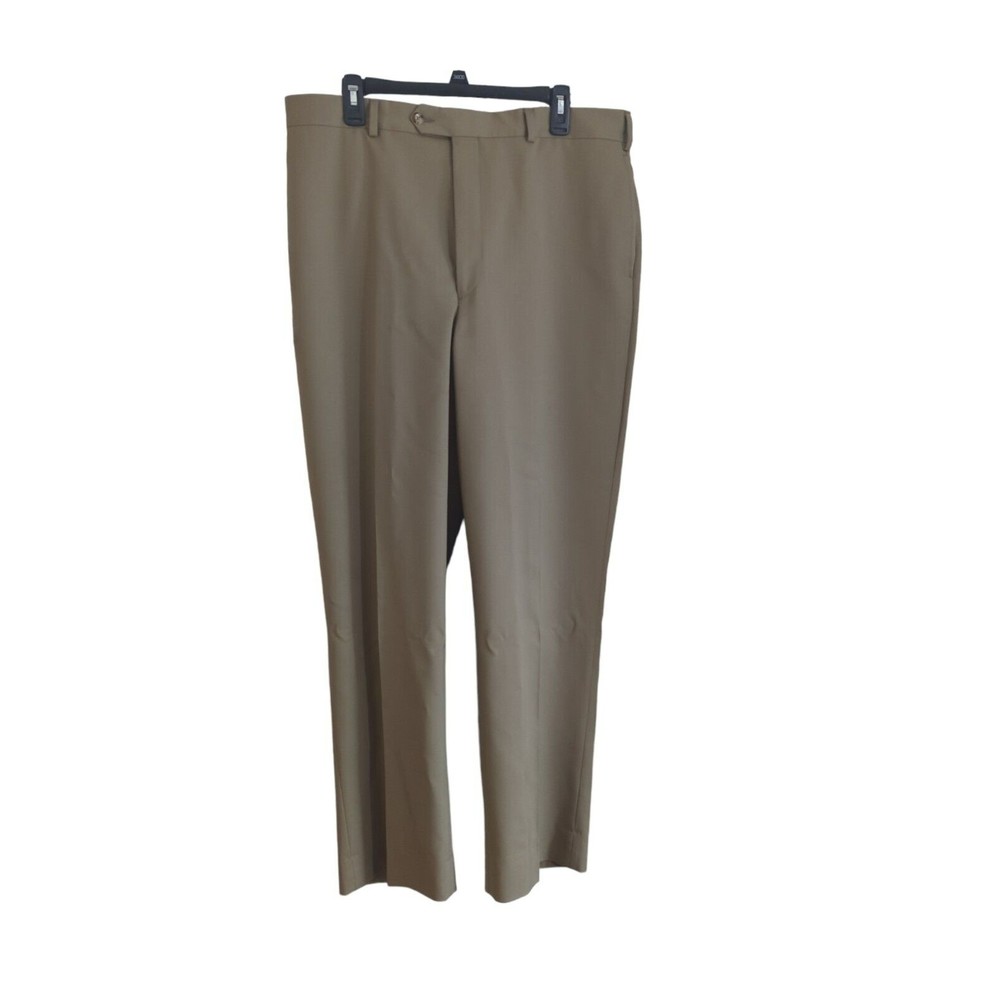 Jos A. Bank Executive Collection 38L 100% Wool Brown Dress Slacks Pants